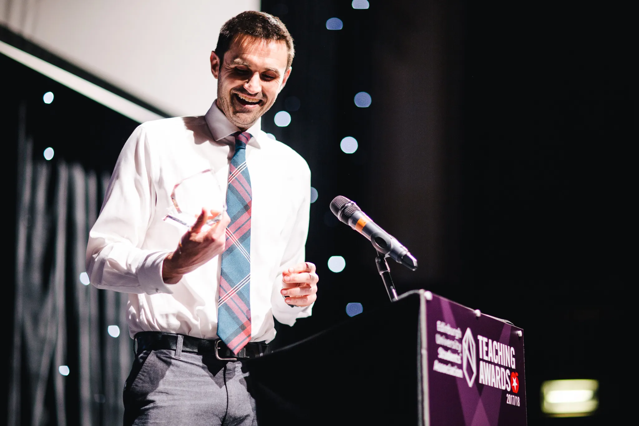 Sean Brocklebank wins teaching award