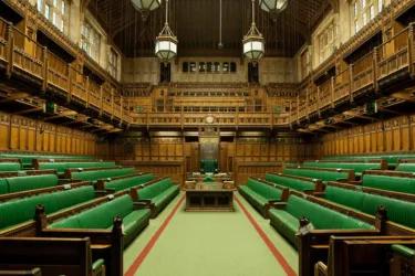 An empty House of Commons