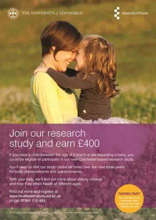 Image of health study poster